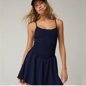 OFFLINE By Aerie Real Me Smocked Flowy Dress size small